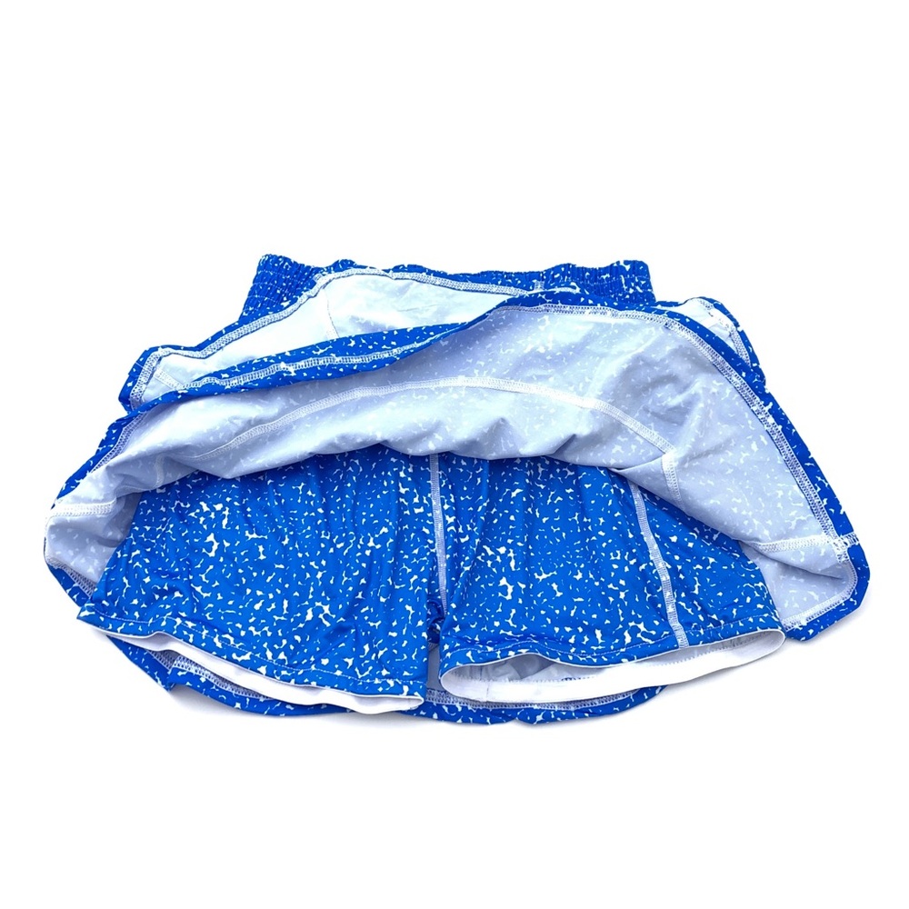 The Bubble Lifestyle Blue Dot Ruffle Golf Tennis Sport Skirt Skort - Picture 2 of 7